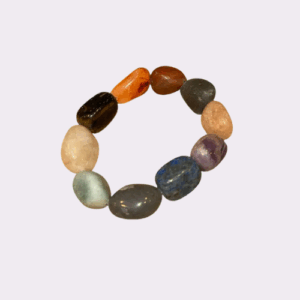 Pulsera 7 Chakras de Piedras Naturales – Armonía y Protección